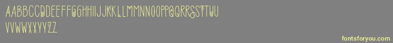 SofiaAmoti Starlight Demo Font – Yellow Fonts on Gray Background