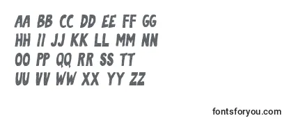 Überblick über die Schriftart Sofija Italic