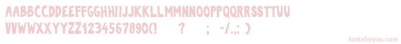 Sofija Font – Pink Fonts on White Background