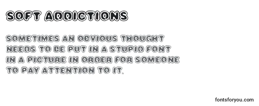Review of the SOFT ADDICTIONS Font