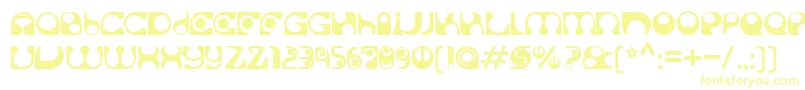 Шрифт Solange – жёлтые шрифты