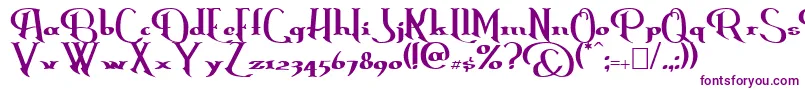 Erasmus-fontti – violetit fontit