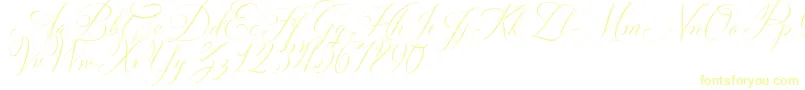 Solidaritha Script-Schriftart – Gelbe Schriften