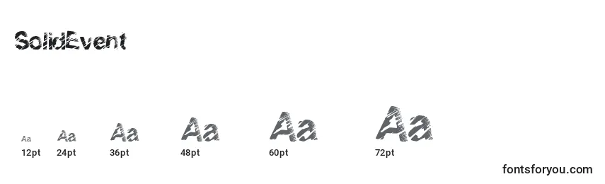 SolidEvent Font Sizes