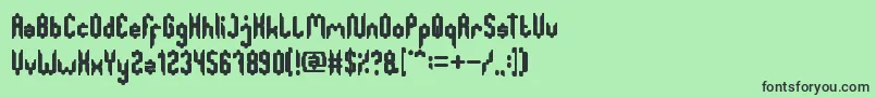 GreatestMap Font – Black Fonts on Green Background
