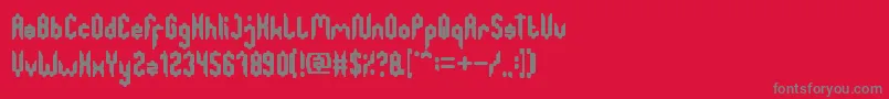 Шрифт GreatestMap – серые шрифты на красном фоне