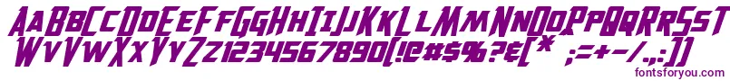Solitarium Oblique Font – Purple Fonts