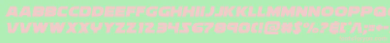 soloist1 Font – Pink Fonts on Green Background