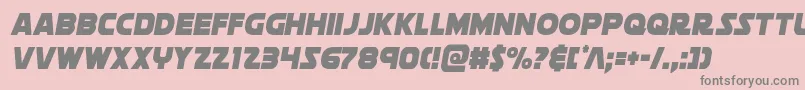 soloistcond1 Font – Gray Fonts on Pink Background