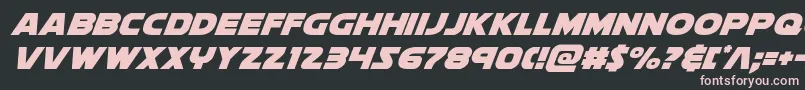soloistextraital1 Font – Pink Fonts on Black Background