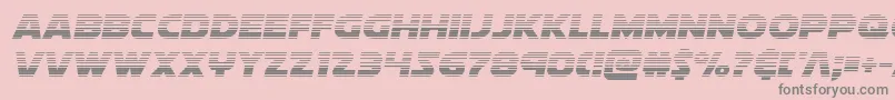 soloistgrad1 Font – Gray Fonts on Pink Background