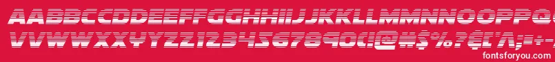 soloistgrad1 Font – White Fonts on Red Background