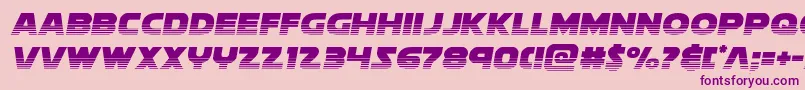 soloisthalf21 Font – Purple Fonts on Pink Background