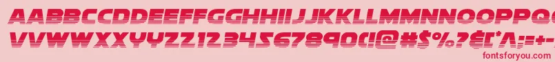 soloisthalf21 Font – Red Fonts on Pink Background