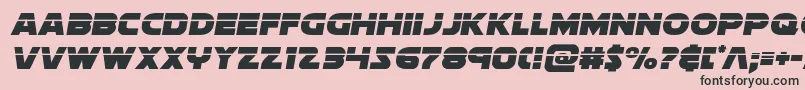 soloistlaser1 Font – Black Fonts on Pink Background