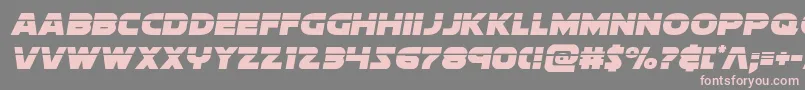 soloistlaser1-Schriftart – Rosa Schriften auf grauem Hintergrund