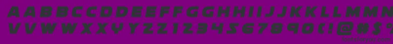 soloisttitle1-fontti – mustat fontit violetilla taustalla