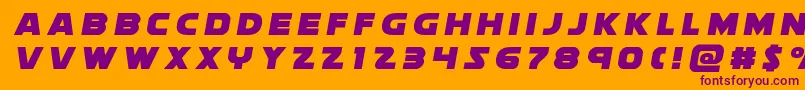 fuente soloisttitle1 – Fuentes Moradas Sobre Fondo Naranja