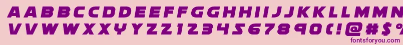 Шрифт soloisttitle1 – фиолетовые шрифты на розовом фоне