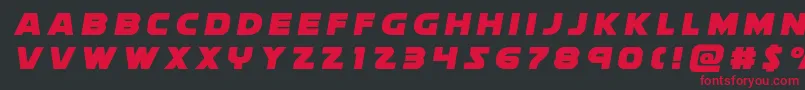 soloisttitle1 Font – Red Fonts on Black Background