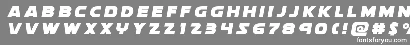 フォントsoloisttitle1 – 灰色の背景に白い文字