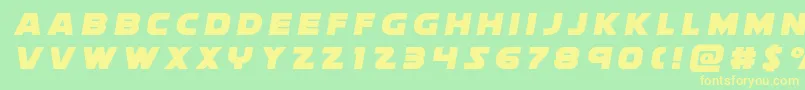 soloisttitle1 Font – Yellow Fonts on Green Background