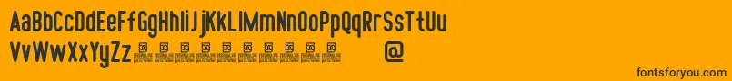 Подробнее о шрифте Somber Sans Demo Шрифт Somber Sans Demo – чёрные шрифты на оранжевом фоне