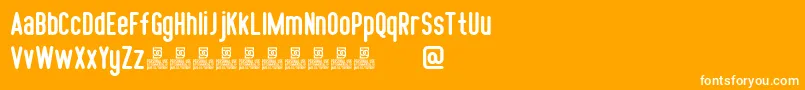 Подробнее о шрифте Somber Sans Demo Шрифт Somber Sans Demo – белые шрифты на оранжевом фоне