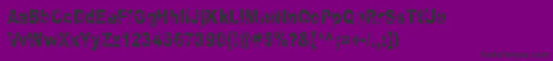 Some Distant Memory Dark Font – Black Fonts on Purple Background