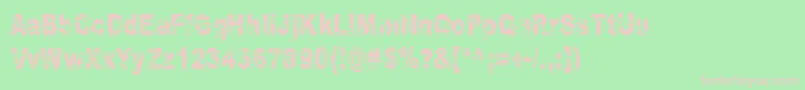 Some Distant Memory Dark Font – Pink Fonts on Green Background