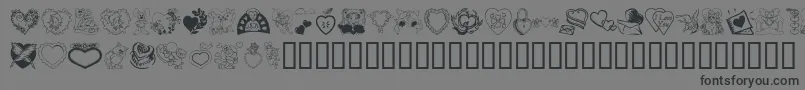 Подробнее о шрифте Someone Special Шрифт Someone Special – чёрные шрифты на сером фоне