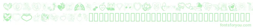 フォントSomeone Special – 緑のフォント