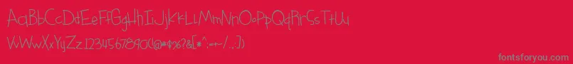 Шрифт something blue bold – серые шрифты на красном фоне