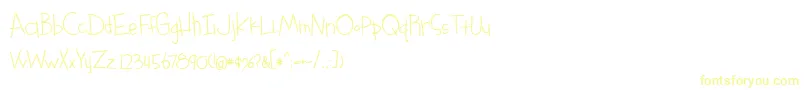 More about something blue bold Font something blue bold Font – Yellow Fonts on White Background