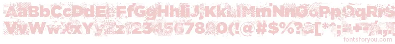somethingathomeme Font – Pink Fonts on White Background