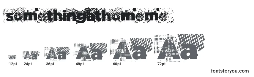 Somethingathomeme Font Sizes