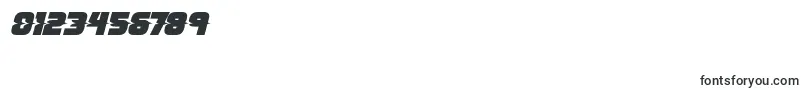 Police Son Of A Glitch Italic – polices pour les chiffres et les nombres