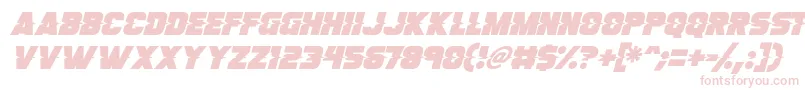 Son Of A Glitch Italic Font – Pink Fonts on White Background