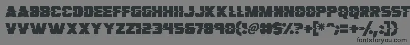 Son Of A Glitch Font – Black Fonts on Gray Background