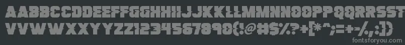 Son Of A Glitch Font – Gray Fonts on Black Background
