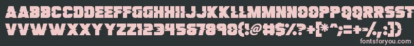 Son Of A Glitch Font – Pink Fonts on Black Background