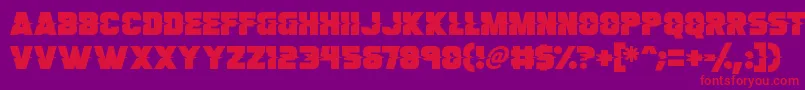 Son Of A Glitch Font – Red Fonts on Purple Background