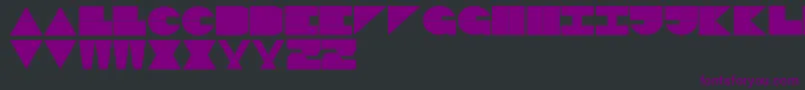 LogiBlack Font – Purple Fonts on Black Background