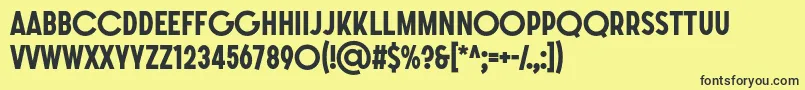Más sobre la fuente SONGER G Bold fuente SONGER G Bold – Fuentes Negras Sobre Fondo Amarillo