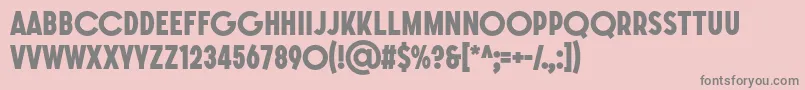 Подробнее о шрифте SONGER G ExtraBold Шрифт SONGER G ExtraBold – серые шрифты на розовом фоне