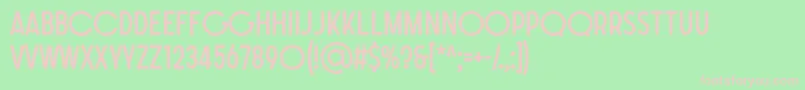 More about SONGER G Regular Font SONGER G Regular Font – Pink Fonts on Green Background