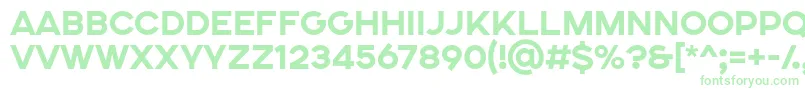 SONGER SE ExtraBold Font – Green Fonts on White Background