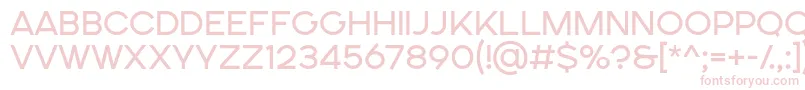 SONGER SE Regular Font – Pink Fonts on White Background