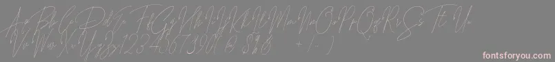 Weitere Informationen zur Songstar Free-Schriftart Songstar Free-Schriftart – Rosa Schriften auf grauem Hintergrund