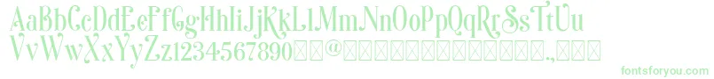 Sonia-Schriftart – Grüne Schriften